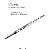 Canon (Tres flautas y piano)