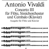 Concerto No. 3 in D Major, Op. 10 (RV 428/PV 155) “Il Cardellino” (Flute and Piano)