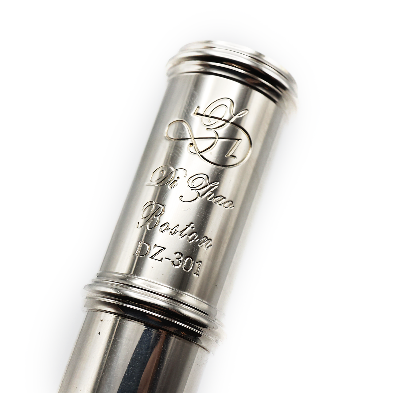 Di Zhao 301 #SP223717 - Sterling Silver Lip Plate and Riser, Offset G, Split E Mechanism, C Footjoint, Closed Hole Keys