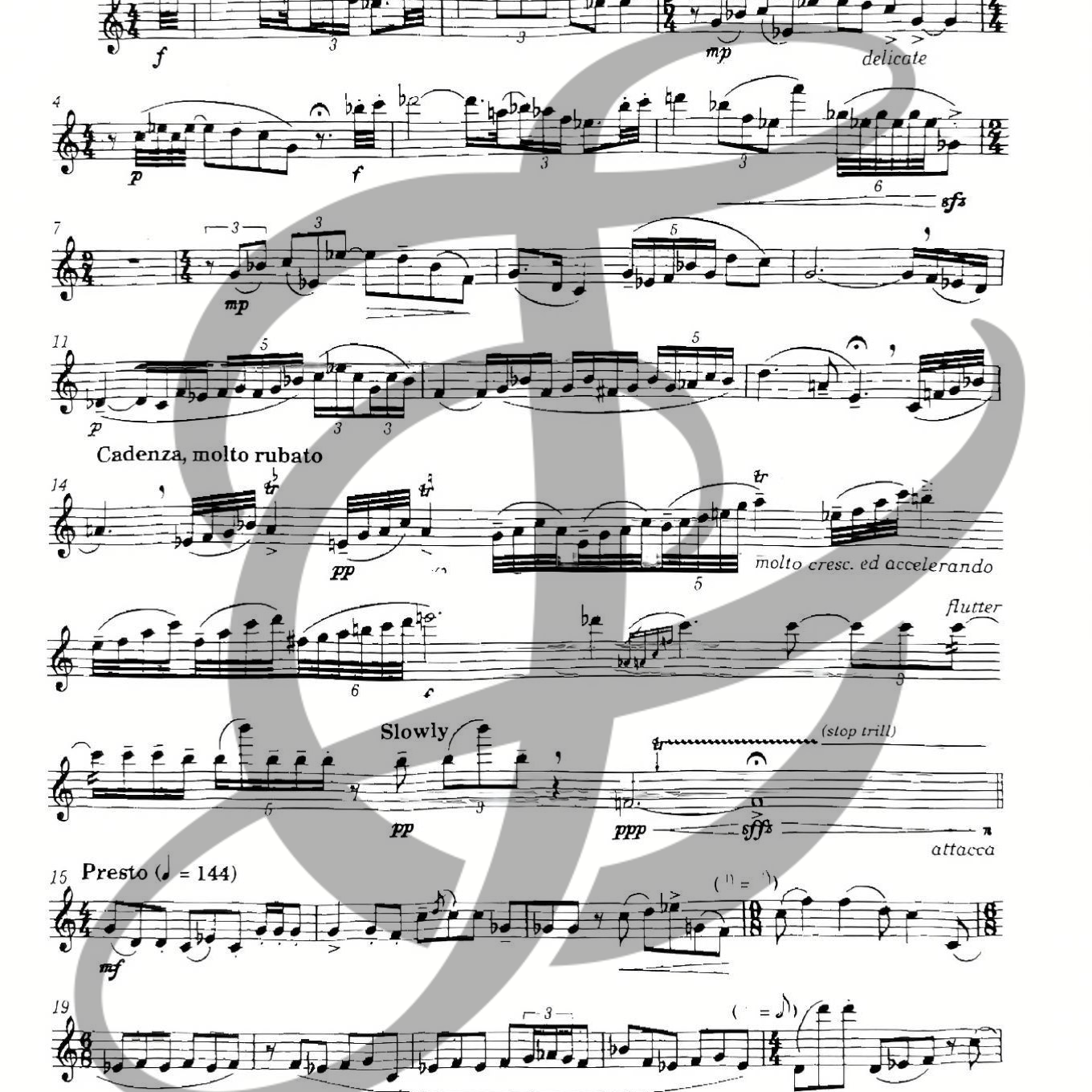 Danza De La Mariposa (Flute Alone)