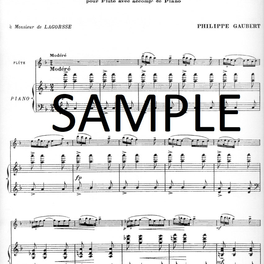 Dos bocetos n.º 2 oriental (flauta y piano)