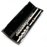 Emanuel Flute #142 - Sterling silver,  inline G, high G# mechanism, B footjoint, 14K gold lip plate and riser