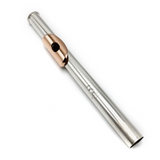 Emmanuel Headjoint #U-J35-009 - Sterling Silver Tube, 14K Gold Lip Plate and Riser