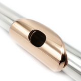 Emmanuel Headjoint #U-J35-009 - Sterling Silver Tube, 14K Gold Lip Plate and Riser