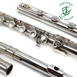 Emerson Bass Flute (Robert Dick Edition) #12916 - Silver headjoint, B footjoint