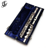 Emerson ELD Flute #B23897 - Solid silver tubing, inline G, B footjoint, 14K gold riser