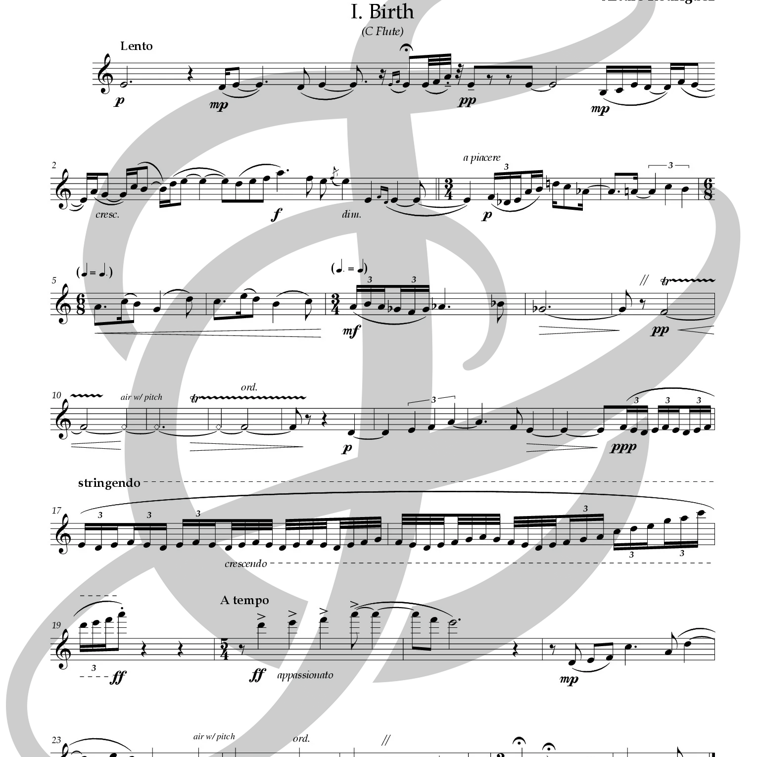 Metamorphosis Suite (Flute Alone)