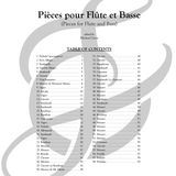 Pieces pour Flute et Basse (Flute and Bass)