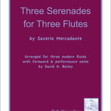 Three Serenades for Three Flutes (3 Flutes)
