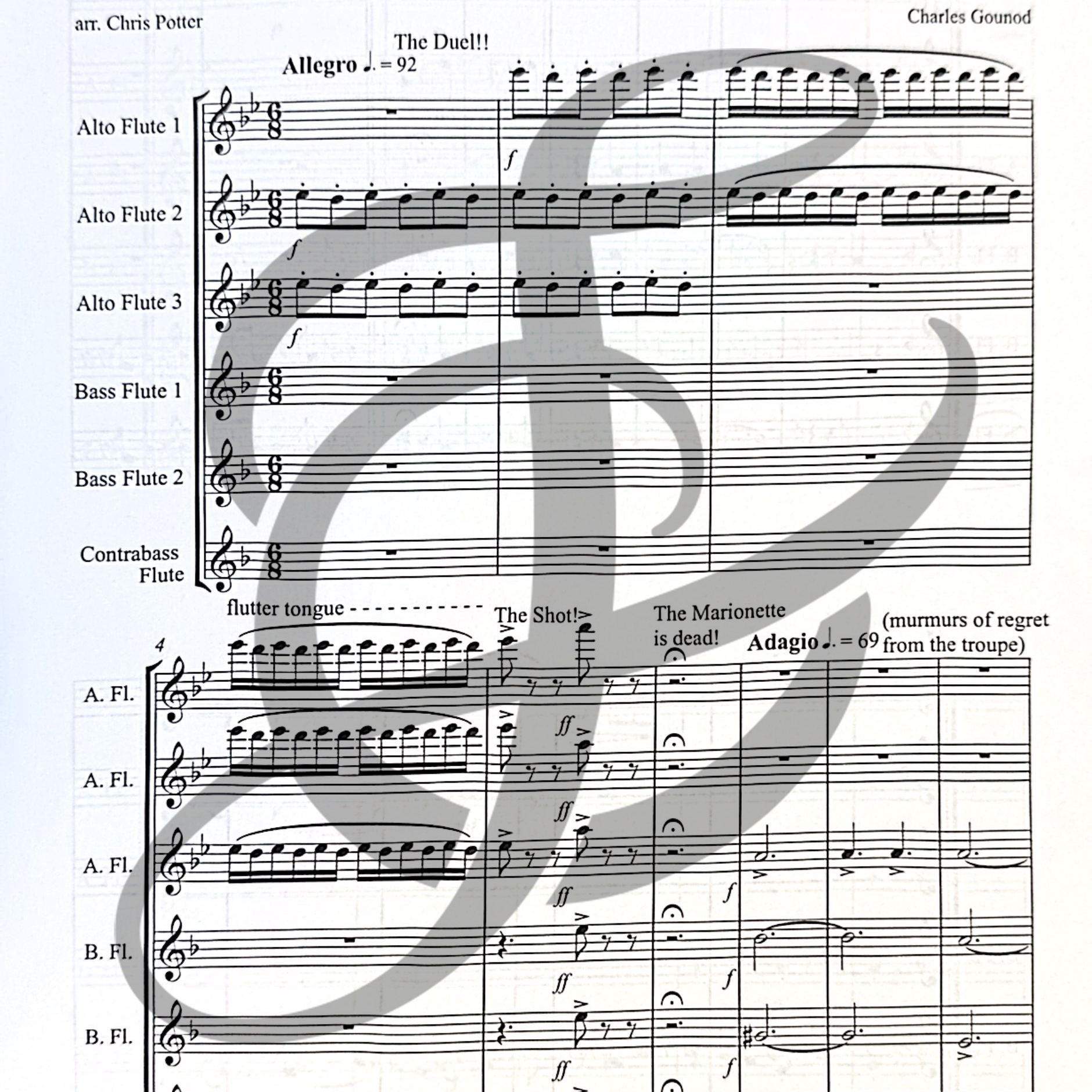 Funeral March of a Marionette (Harmony Flutes Choir)