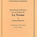 Variations brillantes sur un thème de la Norma (Flute and Piano)