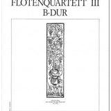 Flute Quartet No. 3 in B flat (Flute, Violin, Viola, Cello)