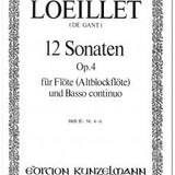 Flute Sonatas (12), Op. 4 - Volume 2, Nos 4-6 (Flute and Piano)