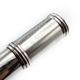 Gemeinhardt KGM Standard Flute #1892 - Solid Silver Tubing, Inline G, B Footjoint, Gold Plated Lip Plate, Gold Riser