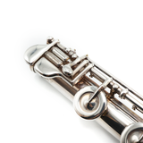 Gemeinhardt KGM Standard Flute #1892 - Solid Silver Tubing, Inline G, B Footjoint, Gold Plated Lip Plate, Gold Riser