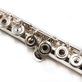 Gemeinhardt KGM Limited #2218 - Sterling silver tubing, offset G, B footjoint, 14K gold lip plate and riser
