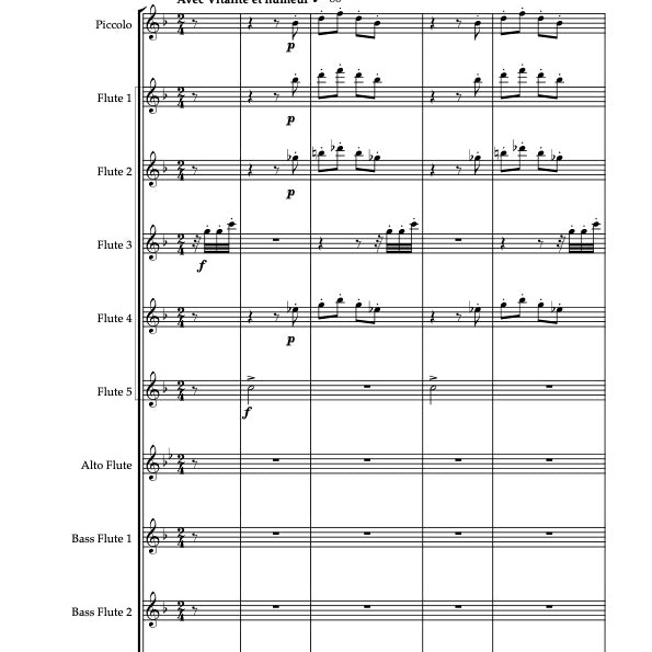 General Lavine - Eccentric (Flute Choir)