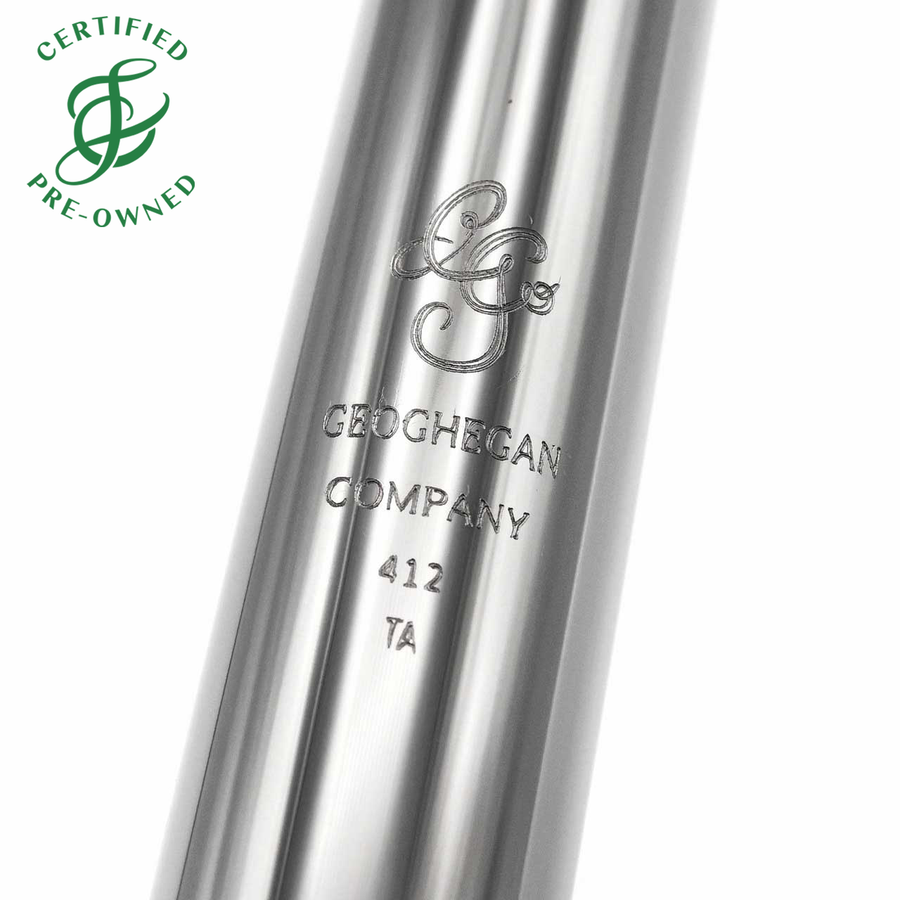 Geoghegan Headjoint 412 Tantalum, Power Bands Flute Center