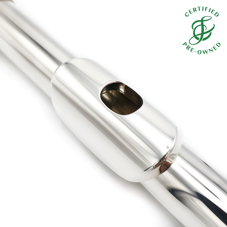 Burkart Headjoint 2778 5/95 platinumsilver alloy, platinum riser