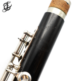 Karl Hammerschmidt Kingson Model Flute #HAMI24 - Grenadilla body, half offset G, split E mechanism, G-A trill key, C# and D# rollers, C footjoint, silver-plated headjoint with resin lip plate