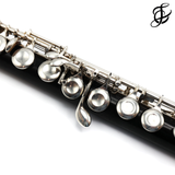 Karl Hammerschmidt Kingson Model Flute #HAMI24 - Grenadilla body, half offset G, split E mechanism, G-A trill key, C# and D# rollers, C footjoint, silver-plated headjoint with resin lip plate