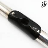 Karl Hammerschmidt Kingson Model Flute #HAMI24 - Grenadilla body, half offset G, split E mechanism, G-A trill key, C# and D# rollers, C footjoint, silver-plated headjoint with resin lip plate