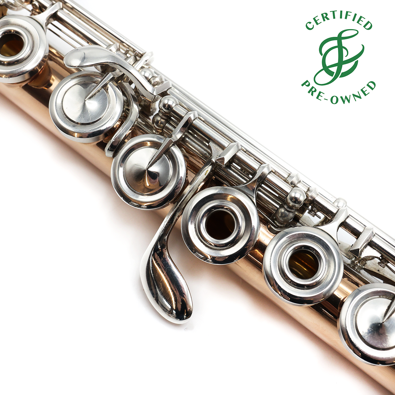 Bernard Hammig Flute #2526 - 9K gold, offset G, split E mechanism, B f ...