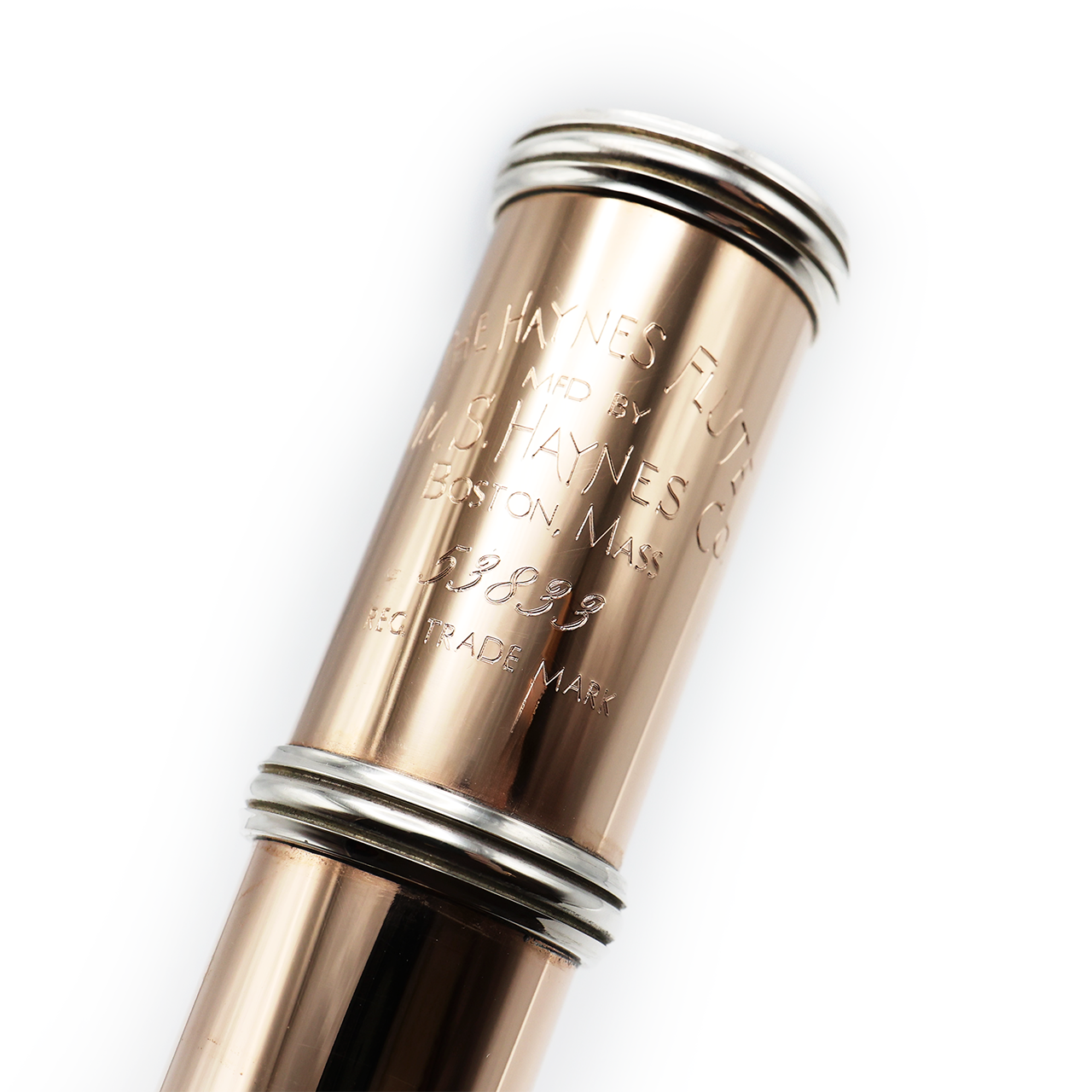 William S. Haynes Handmade Custom Flute in Fusion-Outside - New