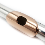 Haynes Headjoint #11367 - Coin Silver, 14K Gold Lip Plate and Riser, P Cut