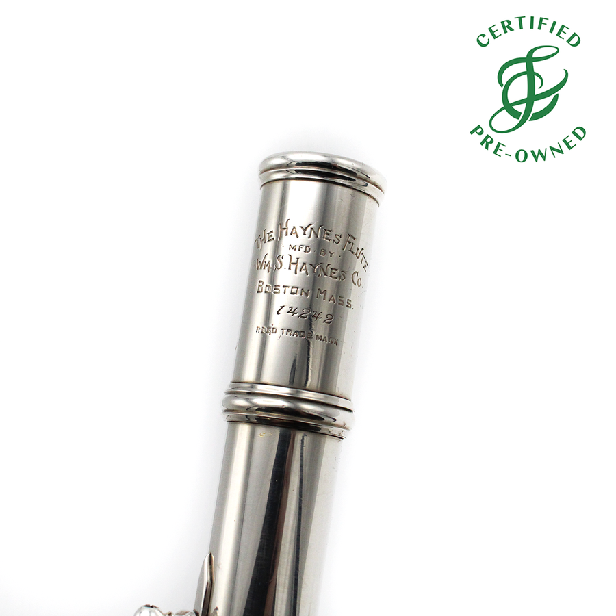 Haynes Custom #14242 - Silver flute, inline G, C footjoint