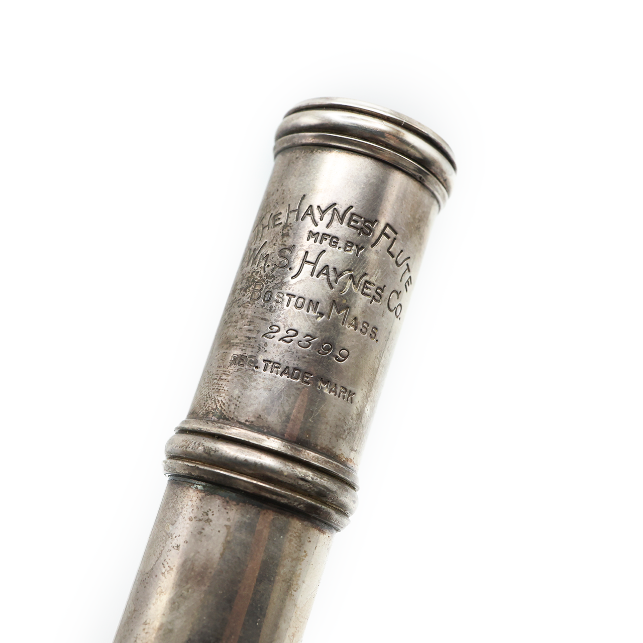 Haynes Commercial Flute #22399 - Solid Silver, Offset G, C Footjoint, Closed Hole Keys