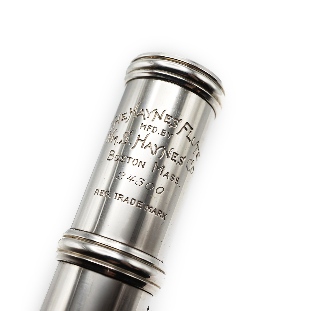 Haynes Commercial #24300 - Solid Silver, Offset G, C Footjoint, Closed Hole Keys