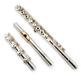 Haynes Custom Flute #26973 - Coin Silver, Inline G, B Footjoint, Gold Lip Plate and Riser