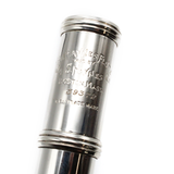 Haynes Custom #39372 - Coin Silver, Inline G, B Footjoint