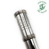 Haynes Custom #41095 - Coin silver, inline G, B footjoint, 14K gold lip plate and riser