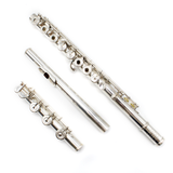 Haynes Custom #51713 - Coin Silver, Inline G, B Footjoint, Thin Wall, 14K Gold Riser