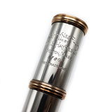 Haynes Custom #51808 - Coin silver, offset G, C# Trill key, D# roller, B footjoint, 14K gold lip plate, riser and rings