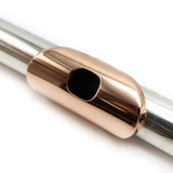 Haynes Custom #51808 - Coin silver, offset G, C# Trill key, D# roller, B footjoint, 14K gold lip plate, riser and rings