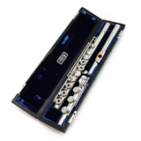 Haynes Custom #51808 - Coin silver, offset G, C# Trill key, D# roller, B footjoint, 14K gold lip plate, riser and rings