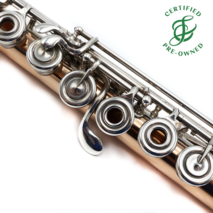Haynes Custom #51851 - 14K gold flute, Offset G, C# trill key, D# roller