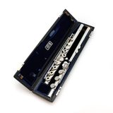 Haynes Custom #52363 - Coin silver, offset G, C# Trill key, D# roller, B footjoint, 18k white gold riser