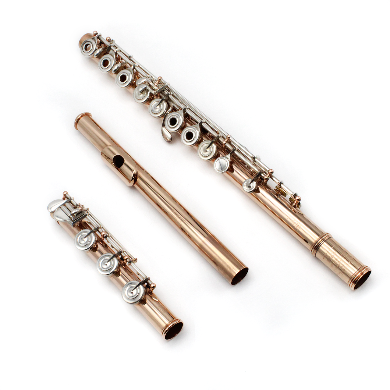 Haynes Custom #52735 - 14K Gold, Inline G, C# Trill Key, B Footjoint, 14K Gold Rings, Ribs, and Posts, 18K Gold Riser