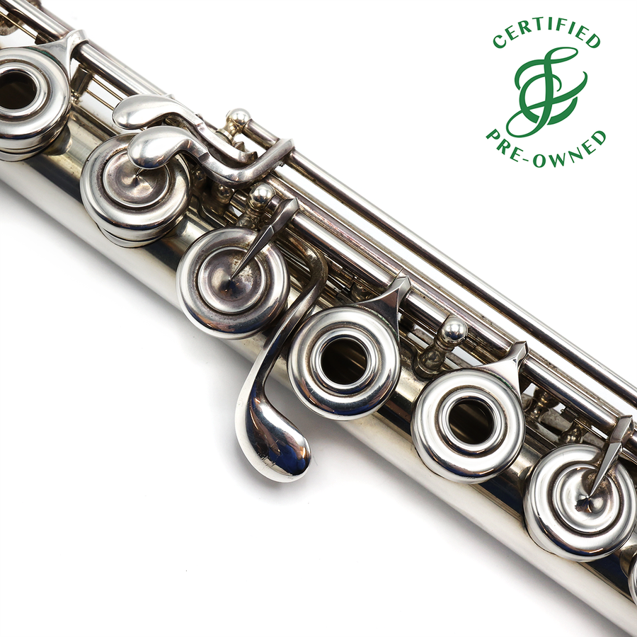 Haynes Custom #52954 - Silver flute, offset G, C# trill key, B footjoint, 14K gold riser