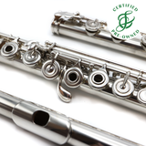 Haynes Custom #53116 - Silver flute, offset G, C# trill key, D# roller, B footjoint, 14K gold riser