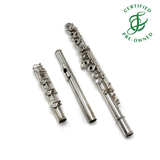 Haynes Custom #53116 - Silver flute, offset G, C# trill key, D# roller, B footjoint, 14K gold riser