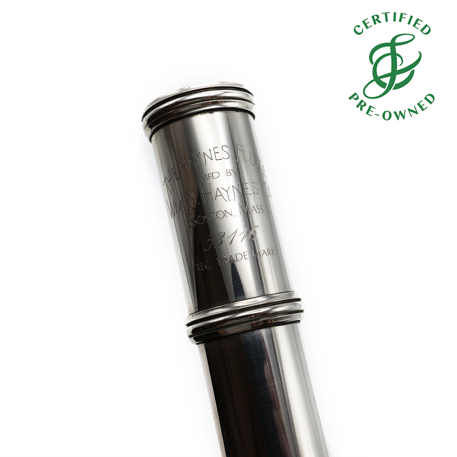 Haynes Custom #53116 - Silver flute, offset G, C# trill key, D# roller, B footjoint
