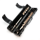 Haynes Custom #53730 - 14K white gold, offset G, C# trill key, B footjoint