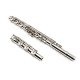 Haynes Custom #54198 - Coin Silver, Offset G, Split E Mechanism, C# Trill Key, B footjoint, Closed Hole Keys, No Headjoint