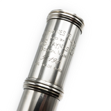 Haynes Custom #54198 - Coin Silver, Offset G, Split E Mechanism, C# Trill Key, B footjoint, Closed Hole Keys, No Headjoint