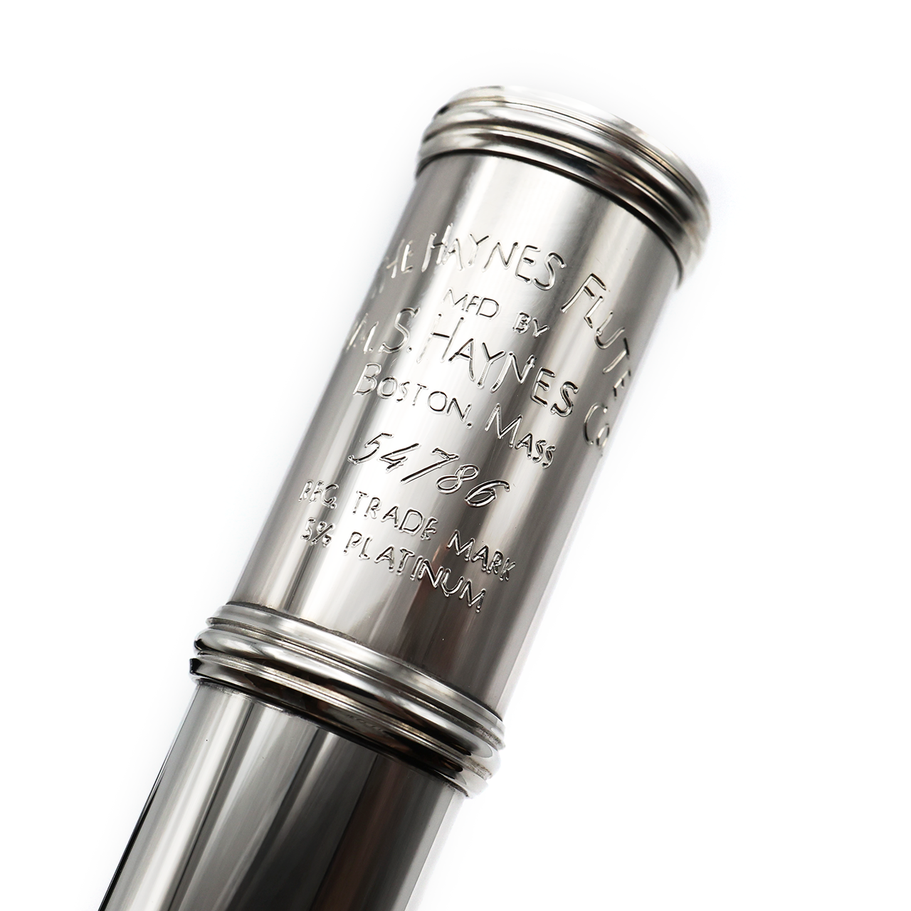 Haynes Handmade Custom Flute in 5% Platinum - New